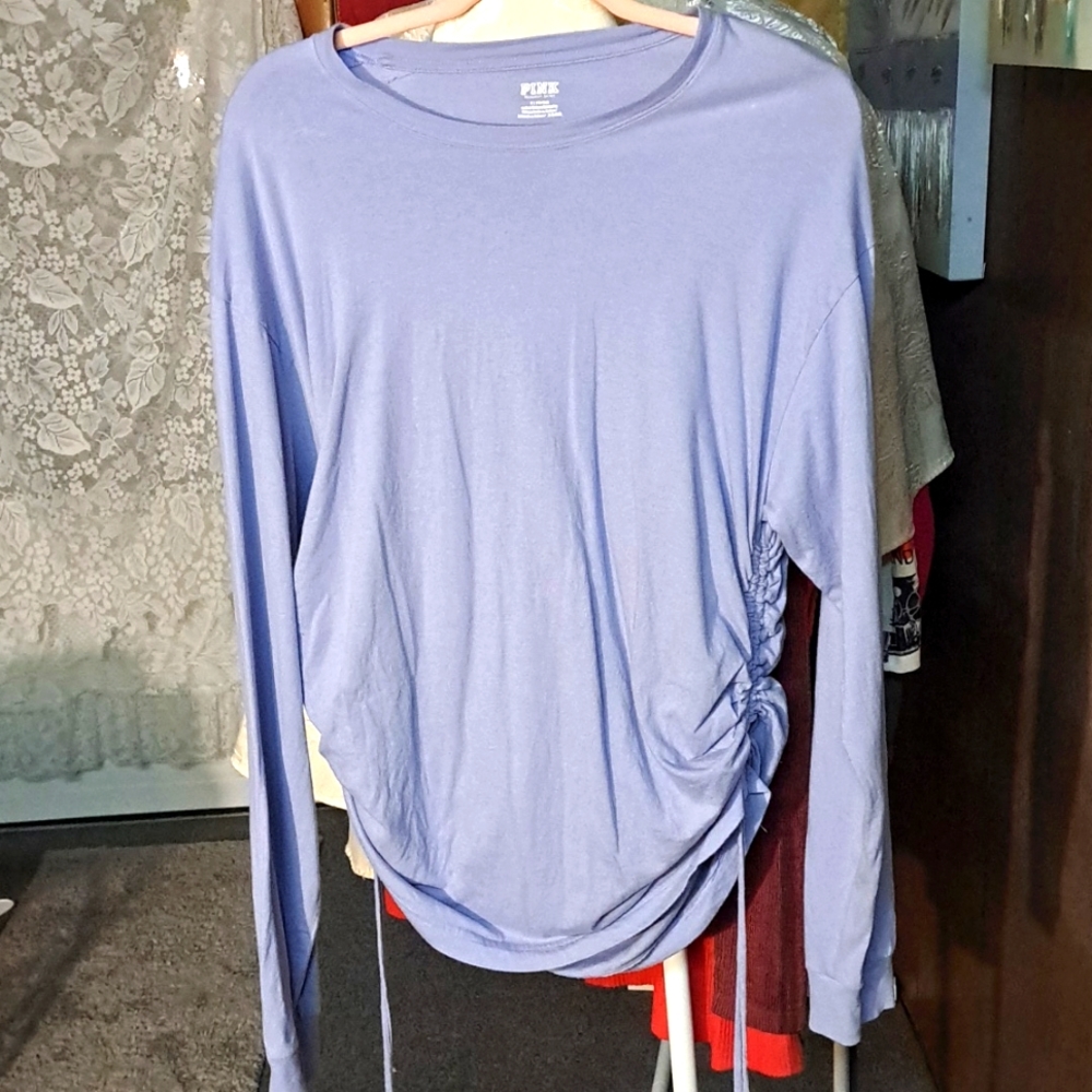 Victoria Secret Pink gathered shirt
